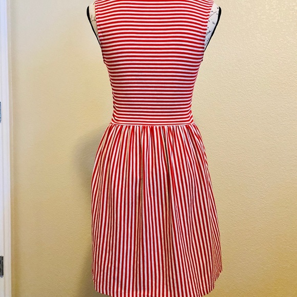 Red Stripe Dress - Picture 3 of 5